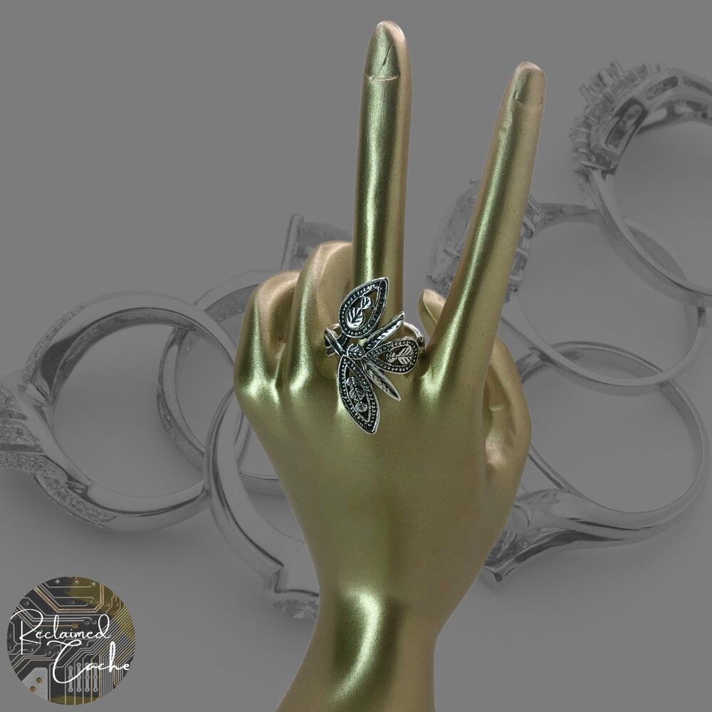 Silver Boho Ring - Size 6